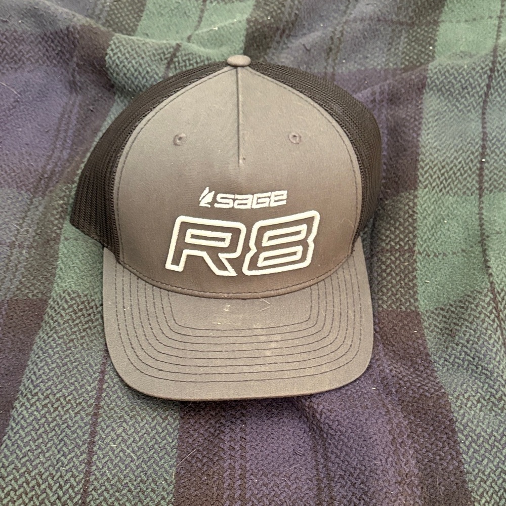 Sage fly fishing trucker hat